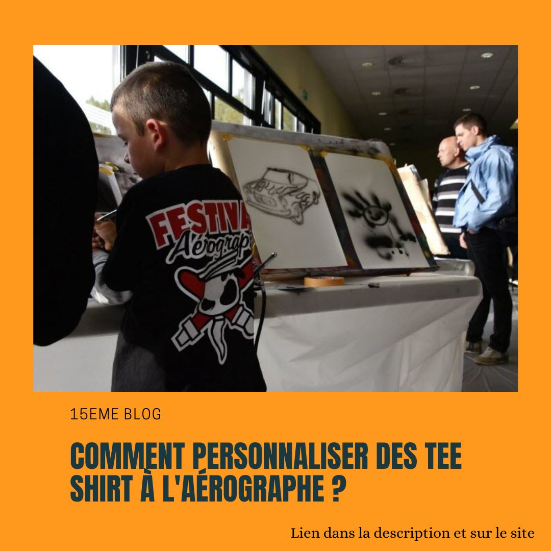 Comment personnaliser des tee shirt à l'aérographe ? – Aérographe France