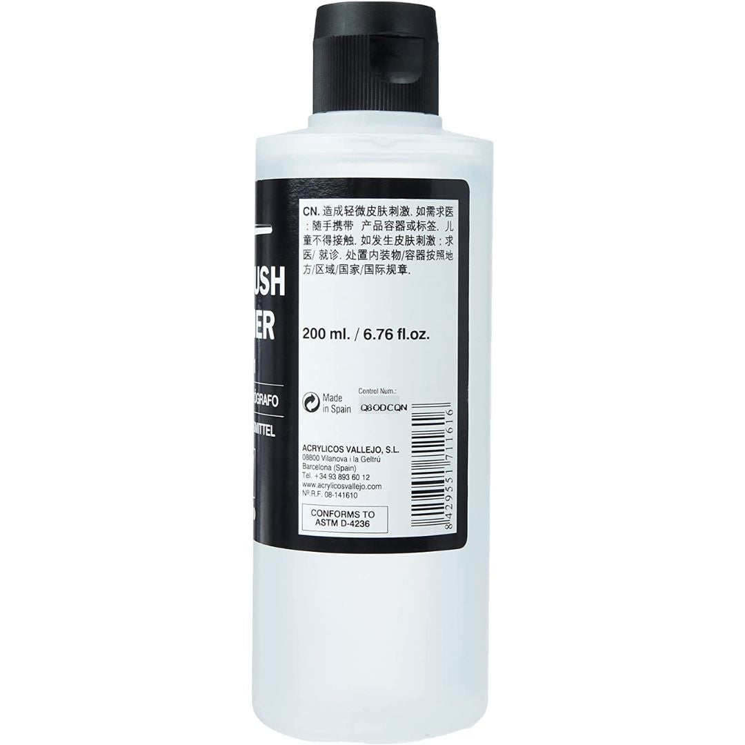 produit pour diluer de la peinture aérographe vallejo