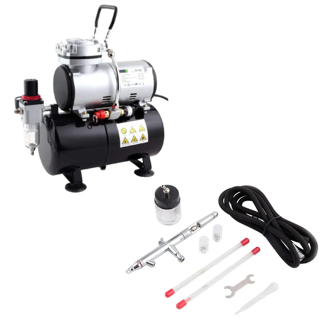 Kit aérographe FENGDA BD-182K et compresseur AS-186 complet