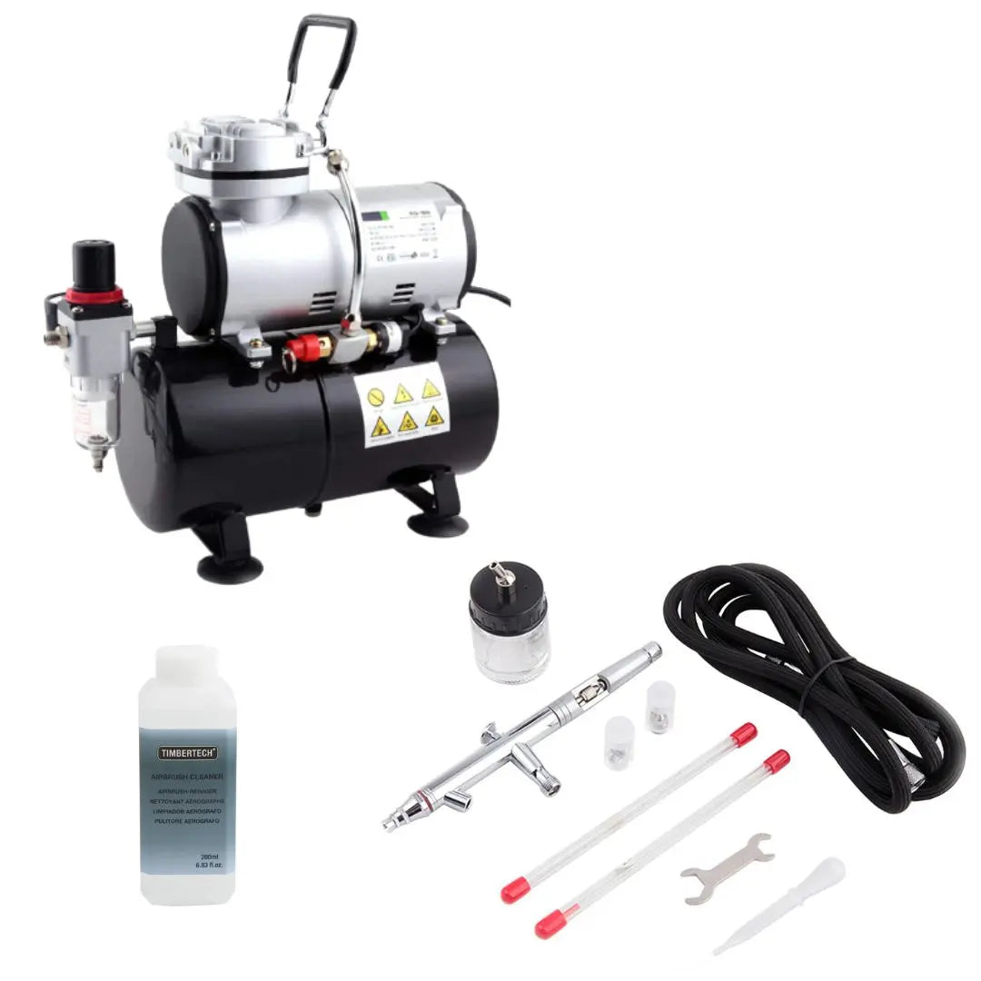Kit aérographe FENGDA BD-182K et compresseur AS-186 complet