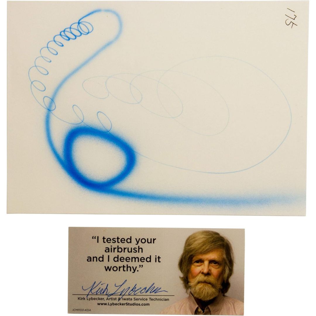 test qualité aérographe iwata haut de gamme pour dessin technique