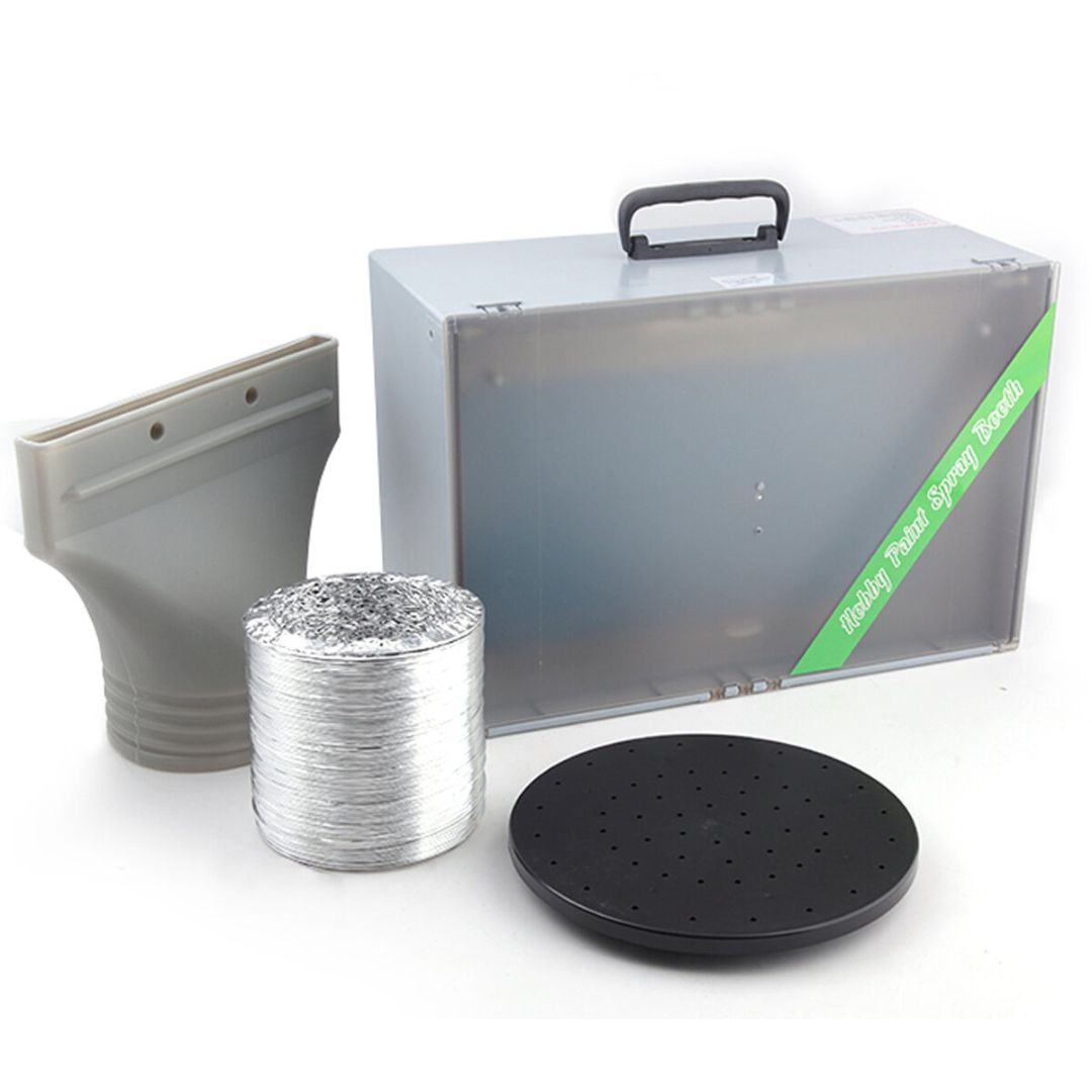 Station aérographe poussières et peinture particules