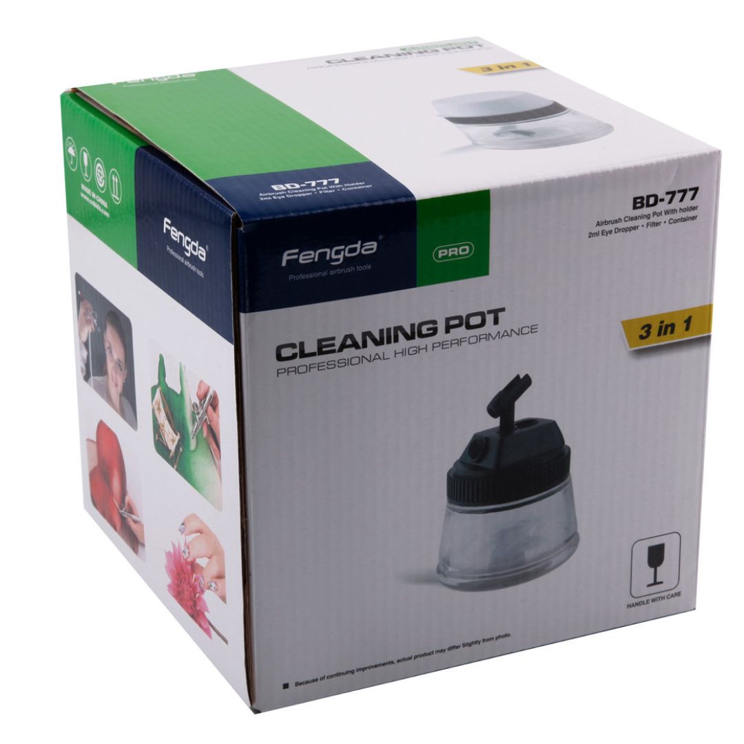 Pot de nettoyage 3 en 1 pour aérographe pas cher