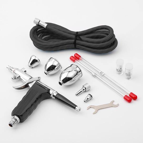 aerographe airbrush cake aerografo air brush paint tigger tattoo tanning gravity Fengda nail art spray gun model - Aérographe France