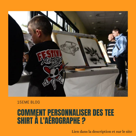 Comment personnaliser des tee shirt à l'aérographe ? Comment personnaliser tee shirt aérographe changer vêtements airbush
