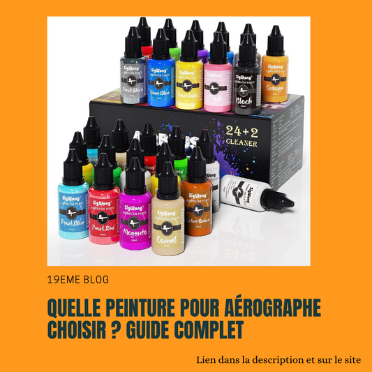 Quelle peinture pour aérographe choisir ? Guide complet