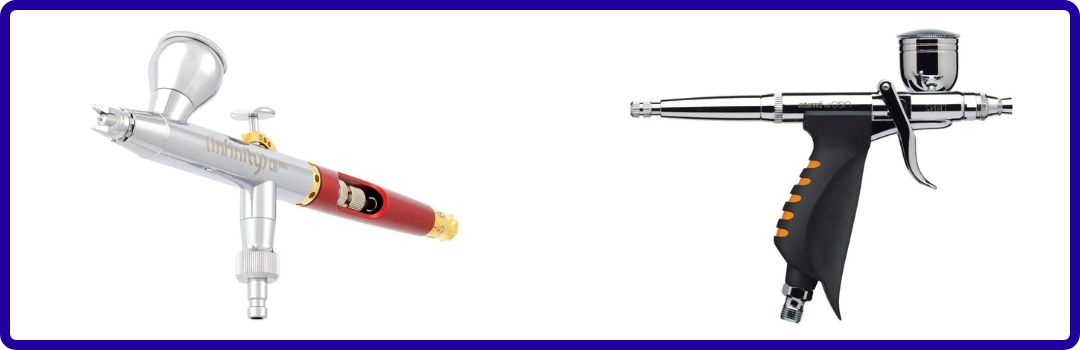 0.8mm)Aérographe Polyvalent Ensemble Voiture Pistolet à Peinture à