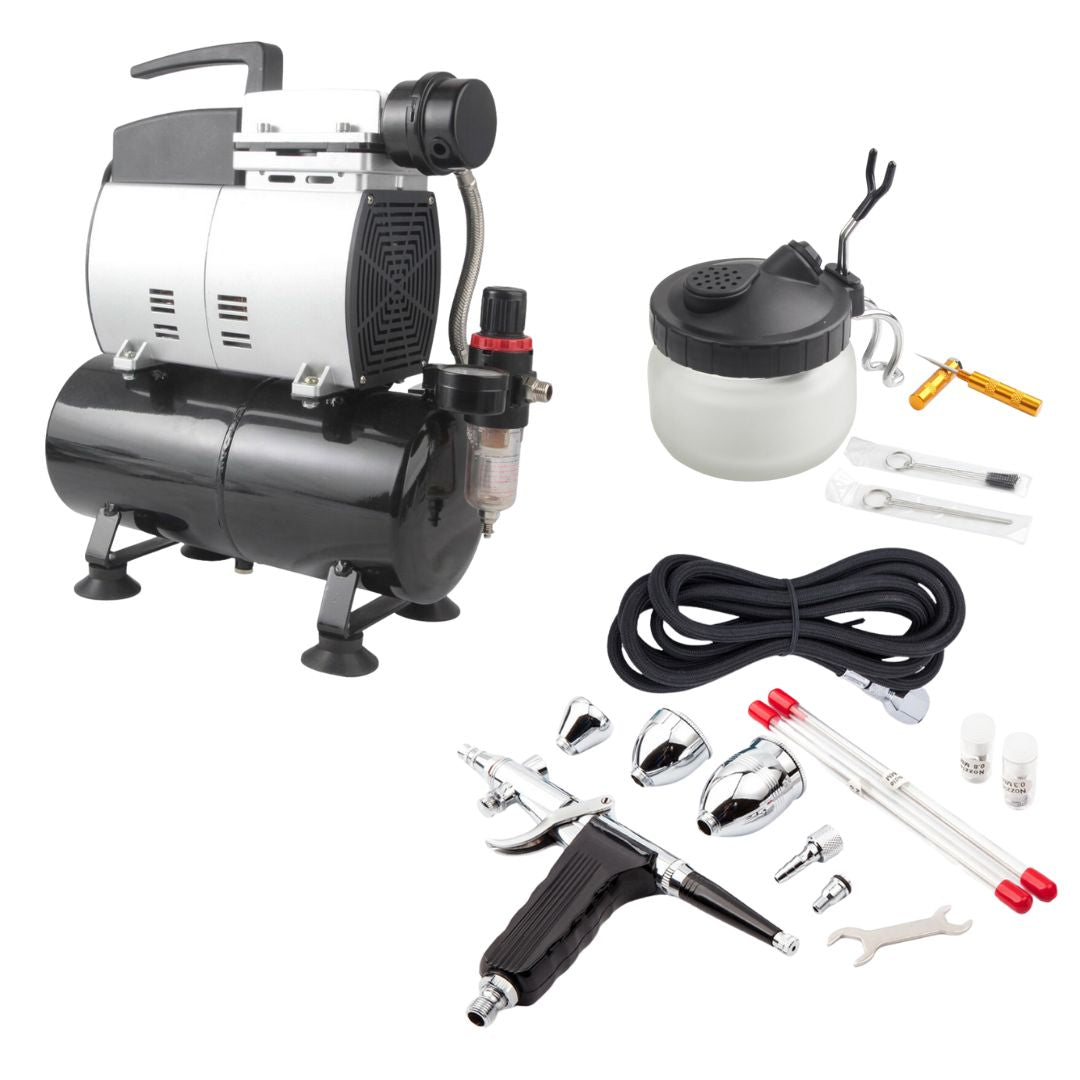 Créer votre kit aérographe et compresseur avec accessoires