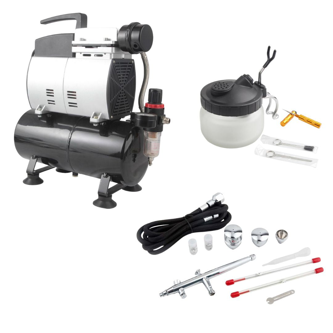 Créer votre kit aérographe et compresseur avec accessoires