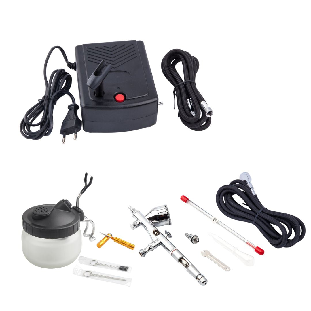 Créer votre kit aérographe et compresseur avec accessoires