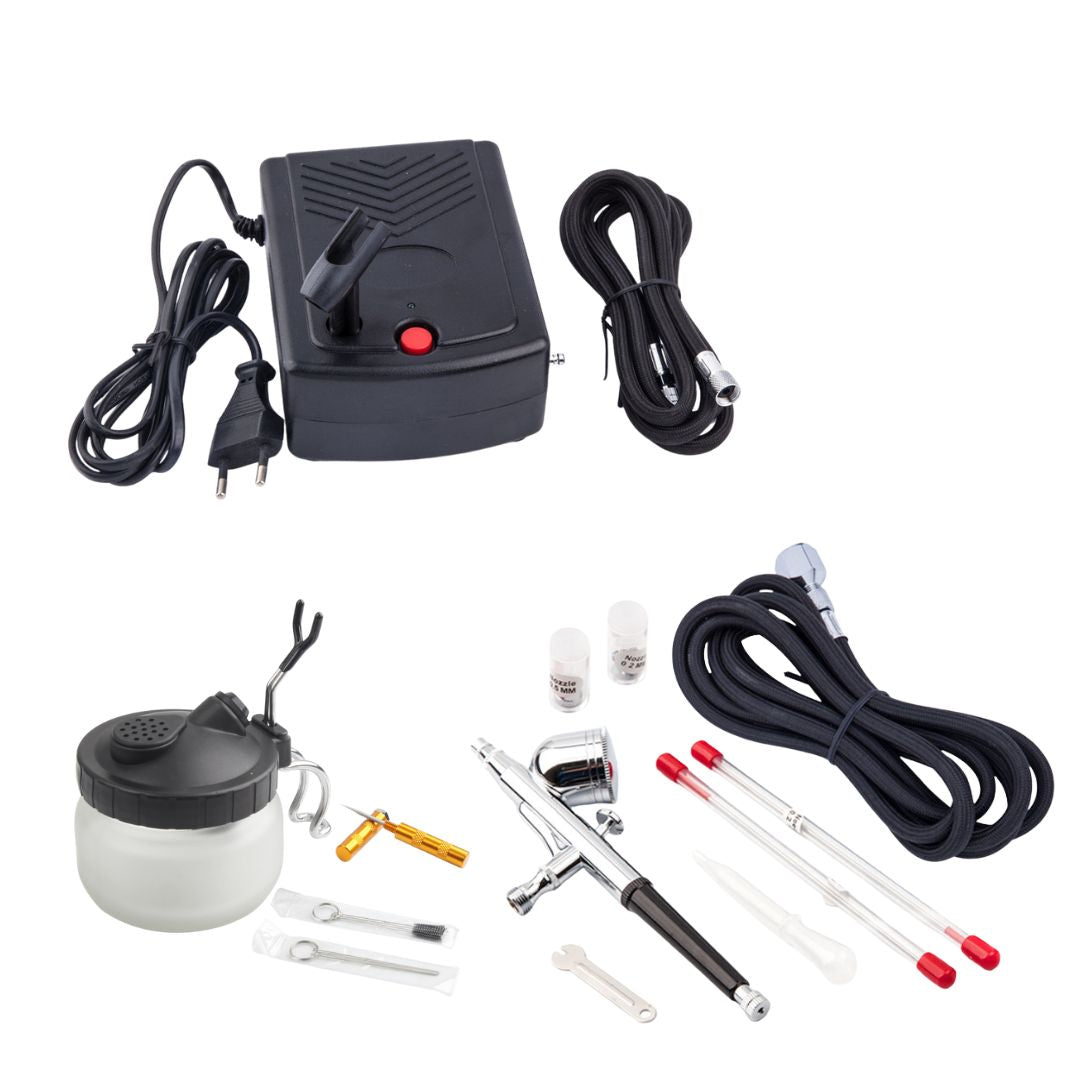 Créer votre kit aérographe et compresseur avec accessoires
