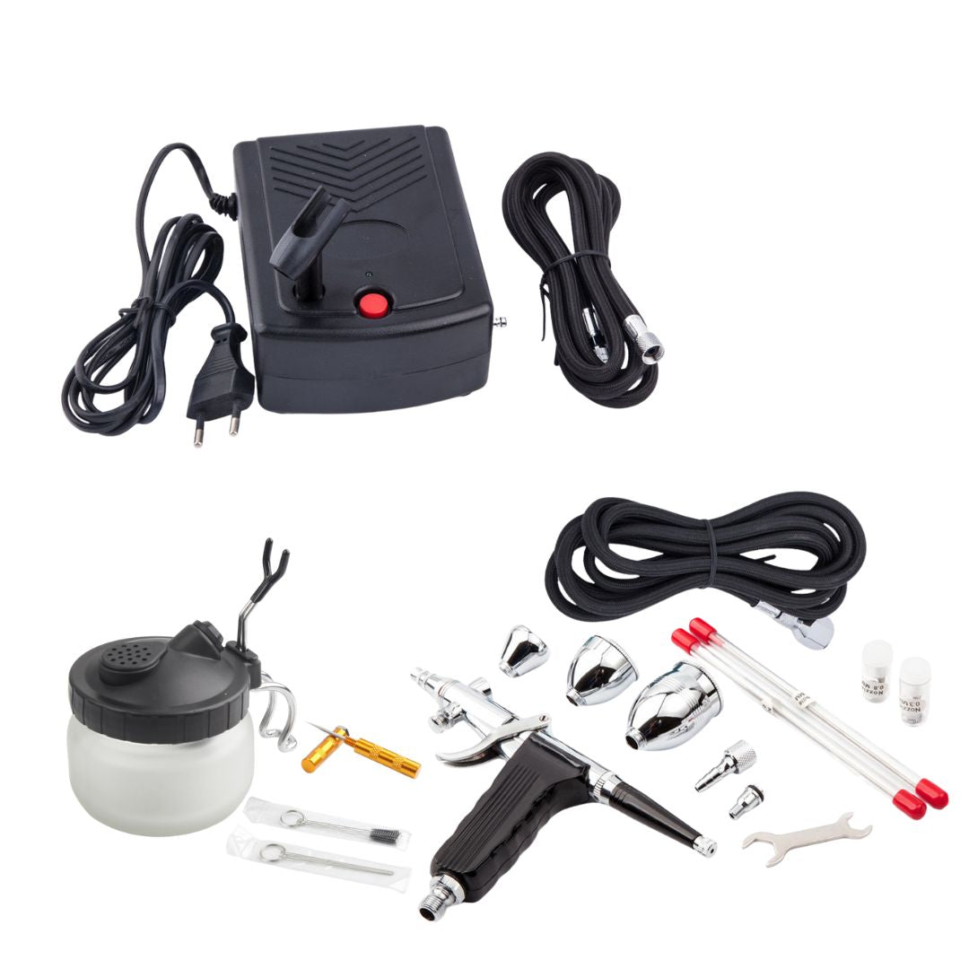 Créer votre kit aérographe et compresseur avec accessoires