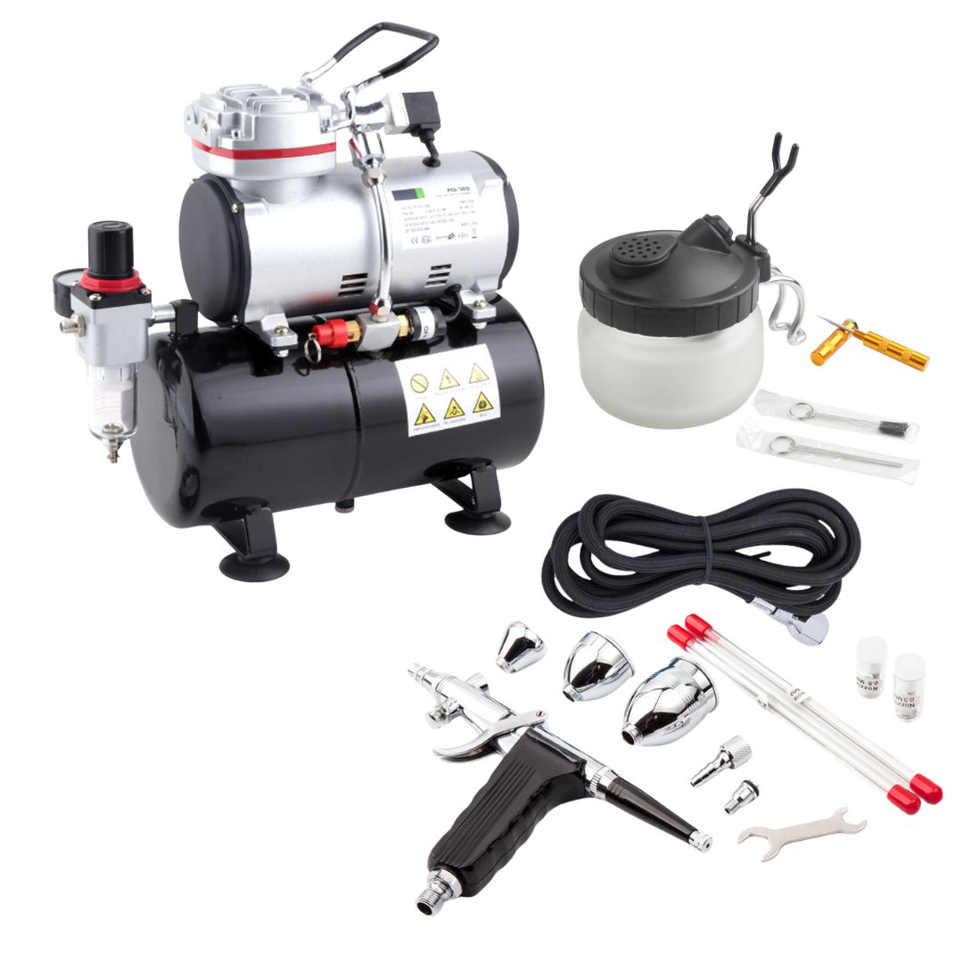 Créer votre kit aérographe et compresseur avec accessoires