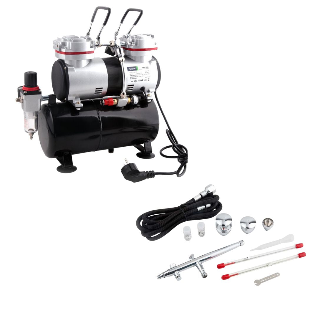 Créer votre kit aérographe et compresseur avec accessoires