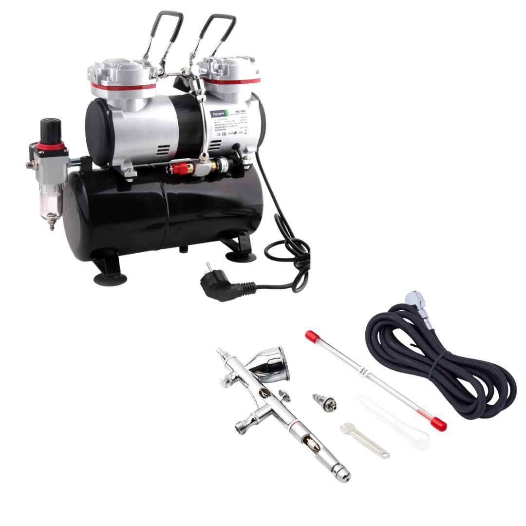 Créer votre kit aérographe et compresseur avec accessoires