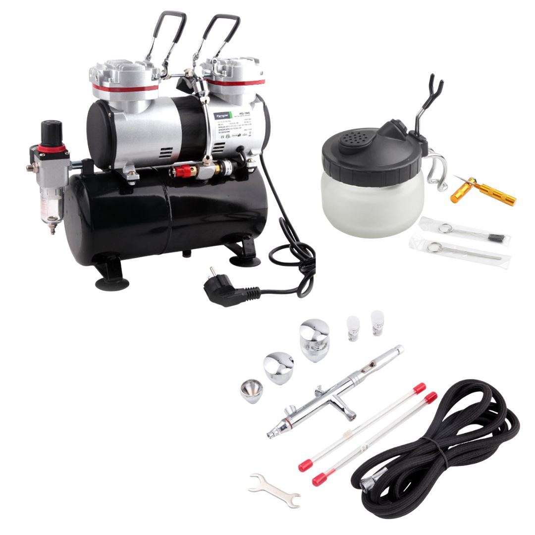 Créer votre kit aérographe et compresseur avec accessoires