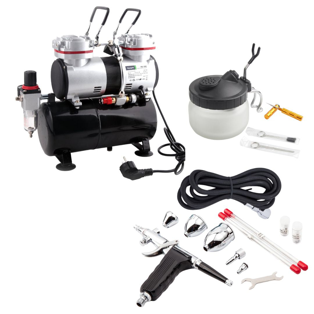 Créer votre kit aérographe et compresseur avec accessoires