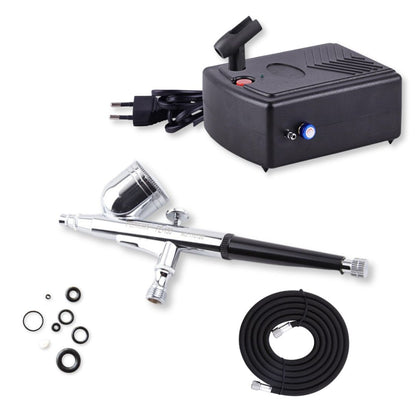 kit aérographe FE-130 avec mini compresseur et nettoyant pour débutants en peinture