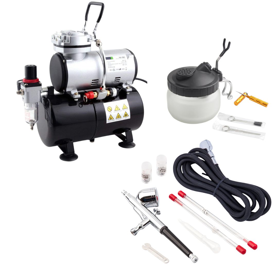 Créer votre kit aérographe et compresseur avec accessoires
