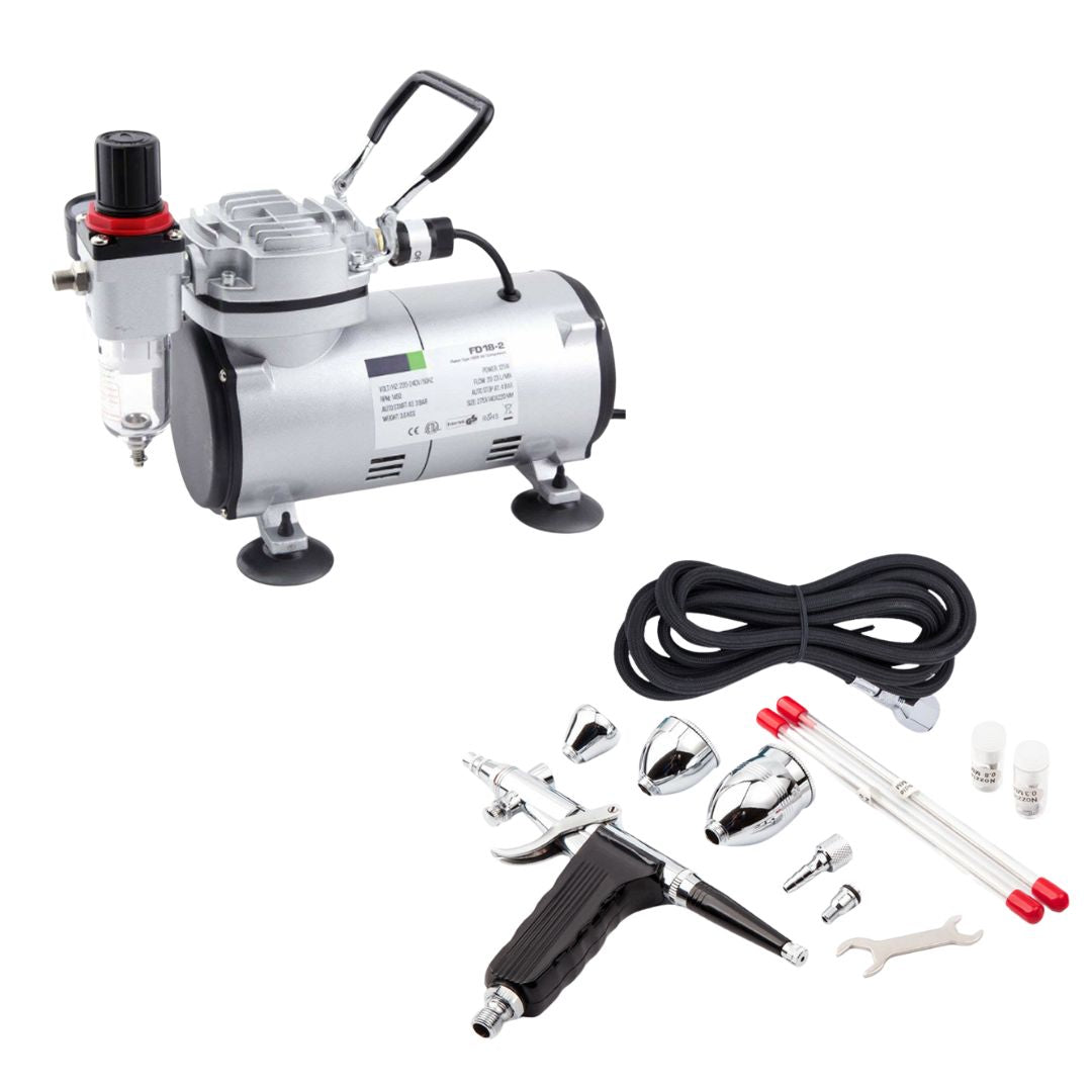 Créer votre kit aérographe et compresseur avec accessoires