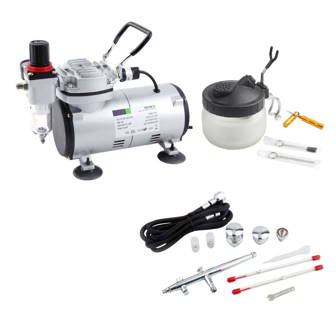 Créer votre kit aérographe et compresseur avec accessoires