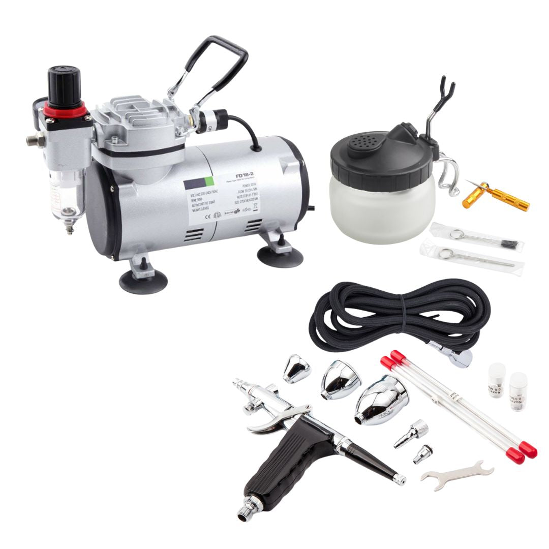 Créer votre kit aérographe et compresseur avec accessoires