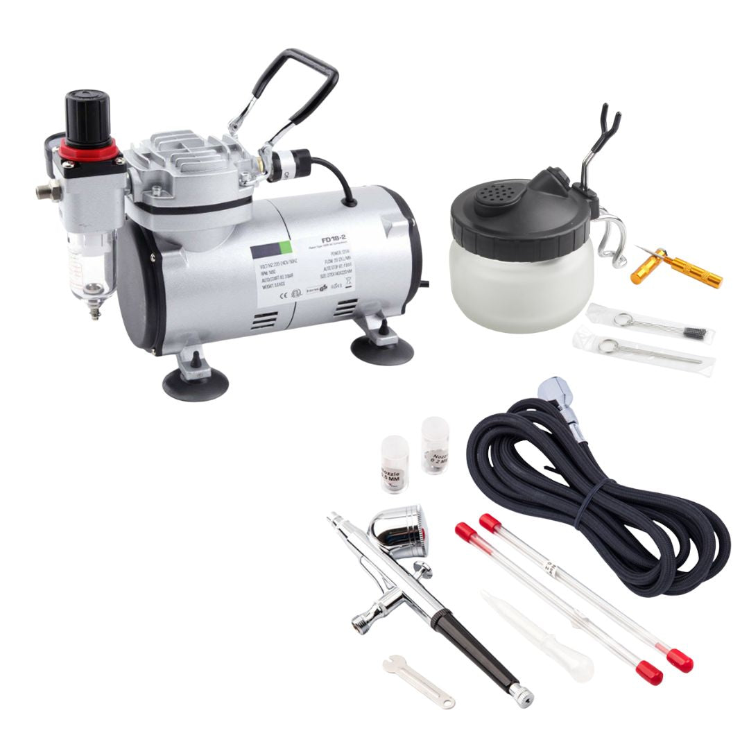 Créer votre kit aérographe et compresseur avec accessoires