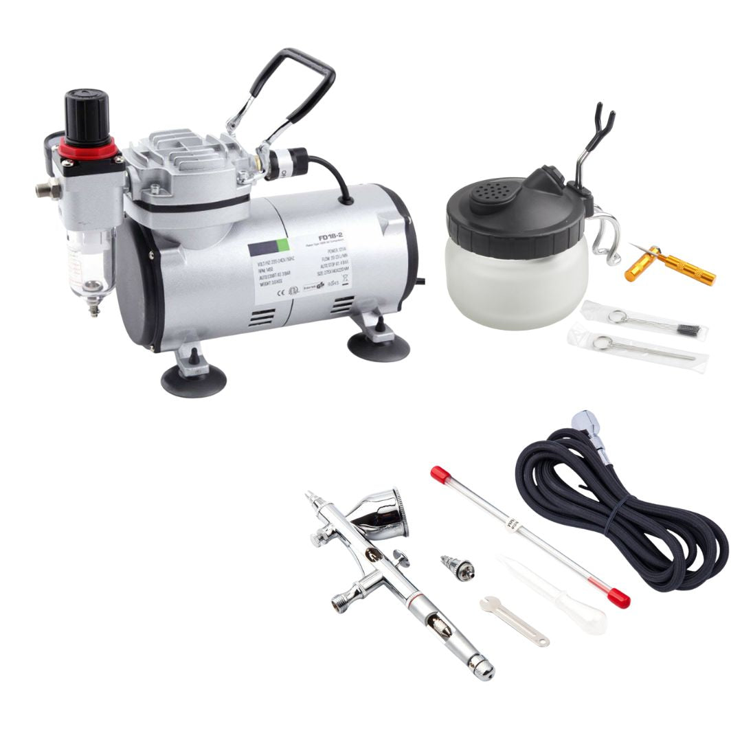 Créer votre kit aérographe et compresseur avec accessoires
