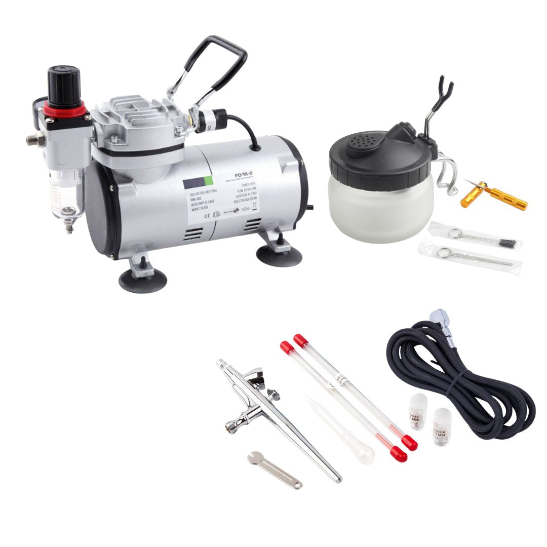 Créer votre kit aérographe et compresseur avec accessoires