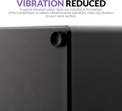 aérographe Gaahleri double action à gravité avec compresseur