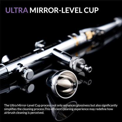 Gaahleri Mobius 0.2 mm aérographe double action à gravité