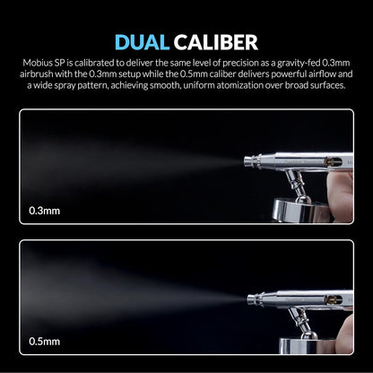 Gaahleri Mobius aérographe double action à siphon