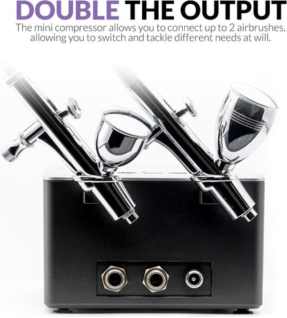 mini compresseur Gaahleri GTS-06 avec aérographe