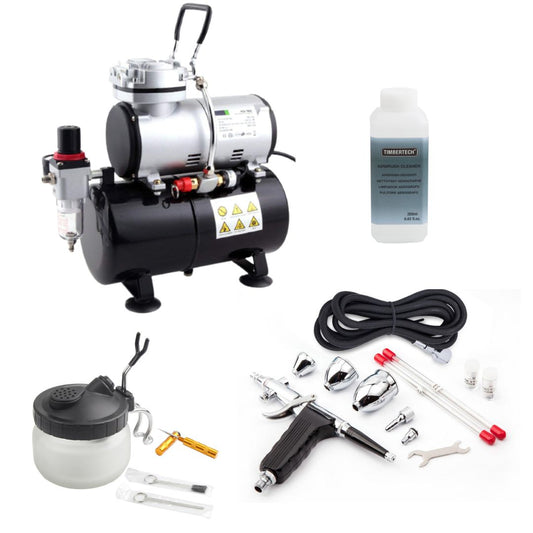 aerographe et compresseur pour décor pâtissier