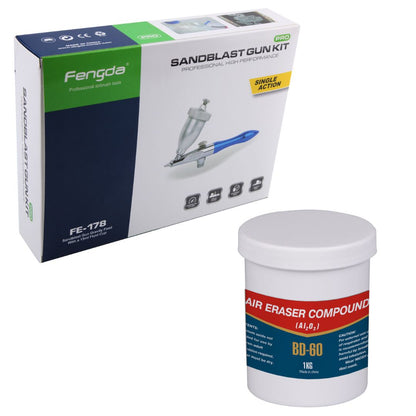 aérographe sablage bd-178 avec sable abrasif