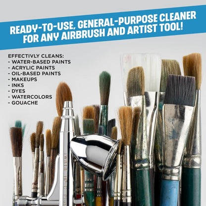 iwata nettoyant aérographe pour peintures acryliques