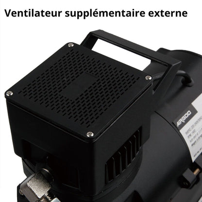 Compresseur AG-426 avec cuve et double ventilateur pour aérographe