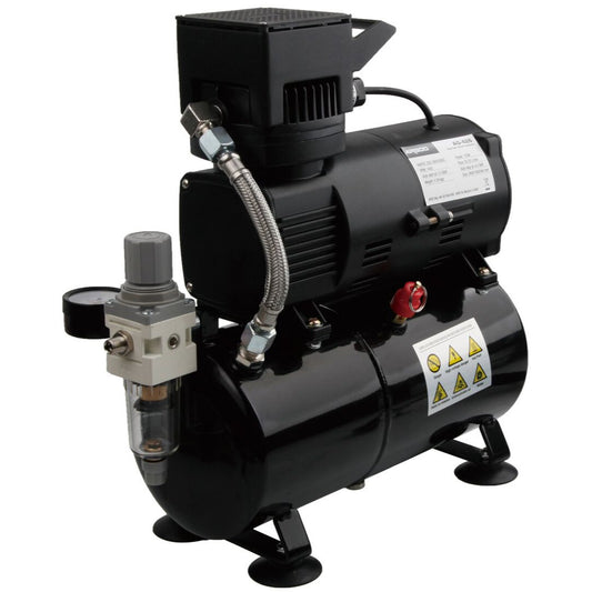 Compresseur AG-426 avec cuve et double ventilateur pour aérographe