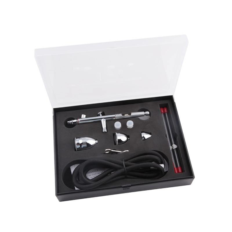 kit aérographe FENGDA FE-183K double action gravité pour peinture maquette pâtisserie débutants