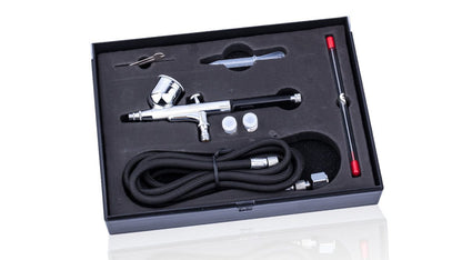 kit aérographe bd-130k et compresseur fd-186 avec accessoires pots nettoyage livraison gratuite