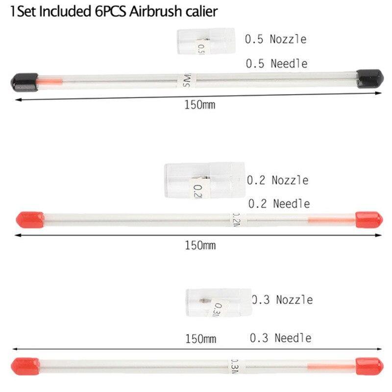 Aiguilles et buses pour aerographe