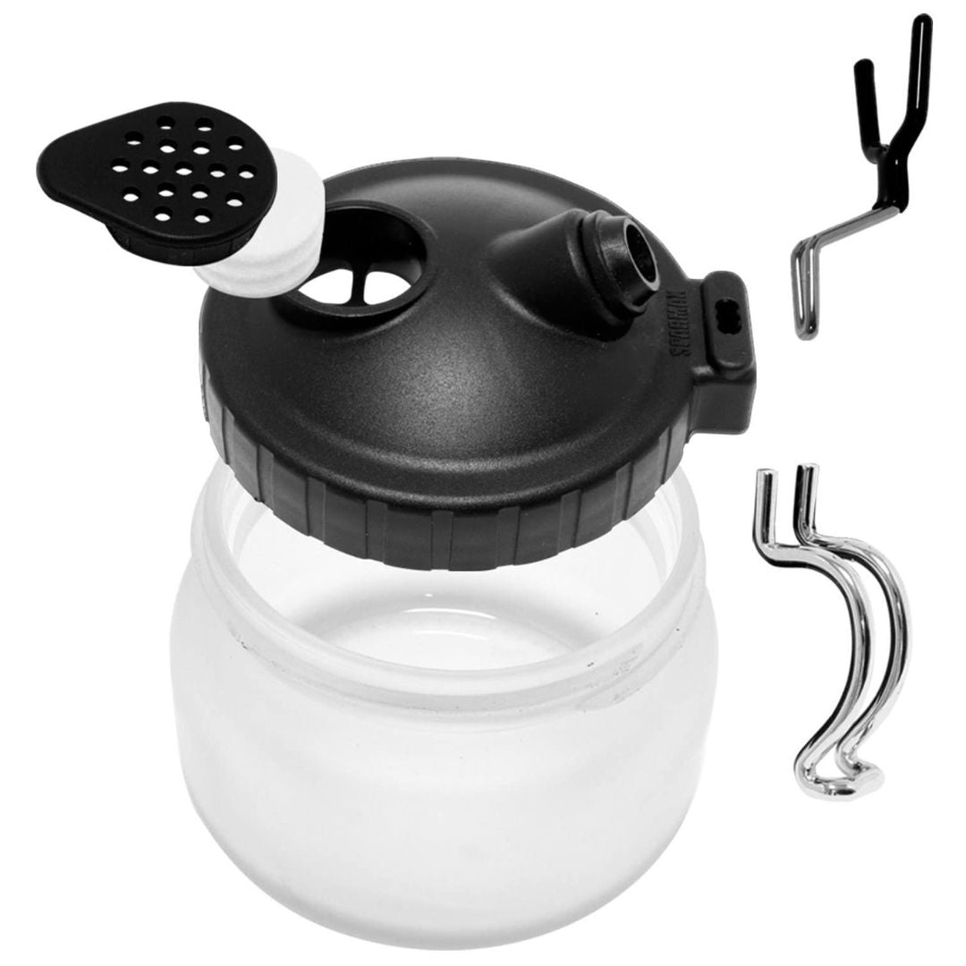 Airbrush cleaning pot, 0.2 / 0.3 / 0.5 needle, Cleaning tool